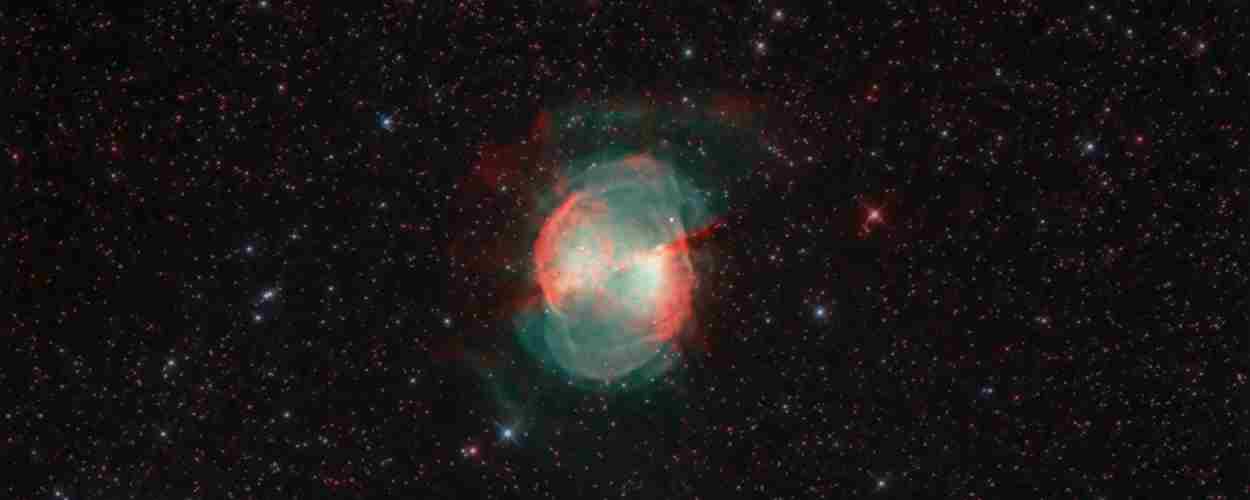 Nebulosa Dumbell en banda estrecha