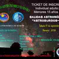 SALIDAS ASTRONÓMICAS-CAL - INSCRIPCIONES PARA EL 17-09-2022 (AFORO COMPLETO-INSCRIPCIÓN CERRADA)