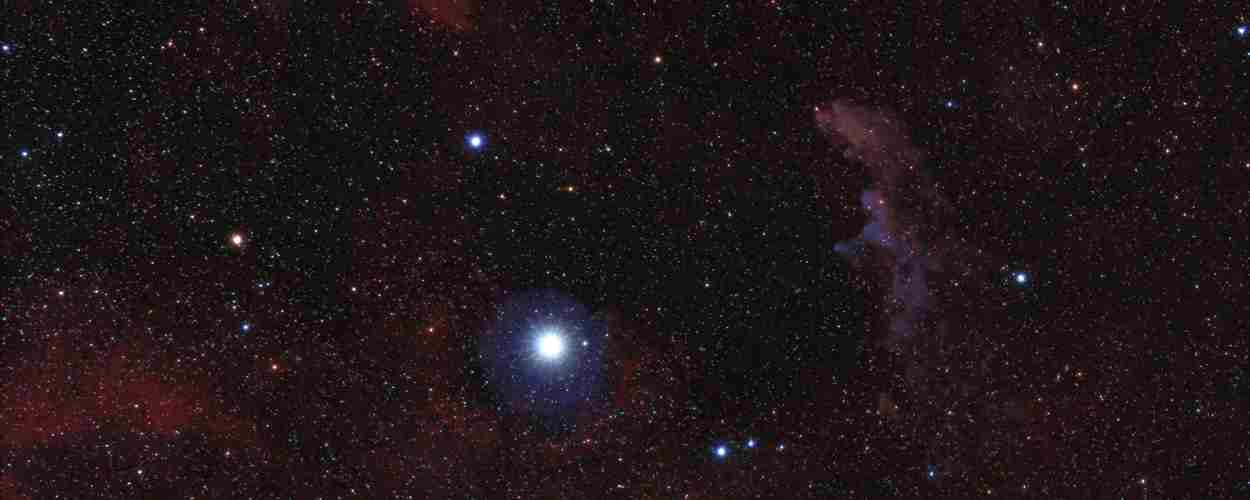 Rigel y la nebulosa Cabeza de Bruja