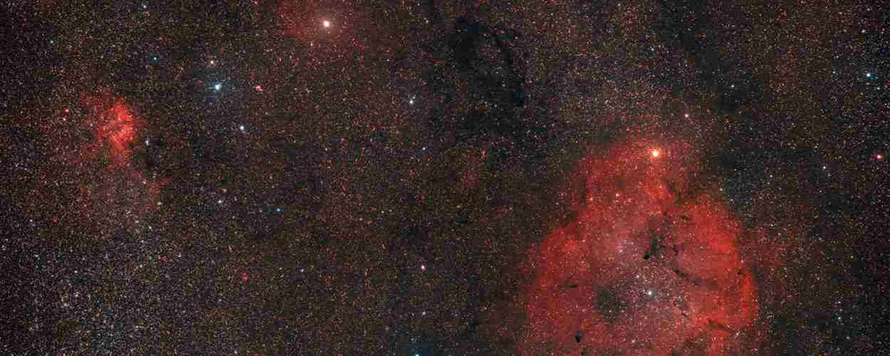 Nebulosas y polvo en Cefeo