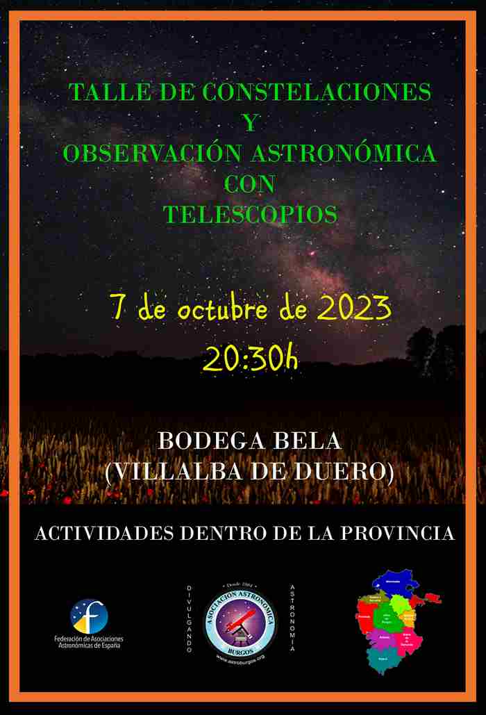 ACTIVIDADES DENTRO DE LA PROVINCIA - ASTROBURGOS / (ACTIVIDAD RESTRINGIDA)-BODEGA BELA -VILLALBA DE DUERO