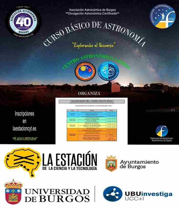 EXPLORANDO EL UNIVERSO: CURSO DE ASTRONOMÍA PARA ADULTOS - ASTROBURGOS / LA ESTACIÓN DE LA CYT-UBU