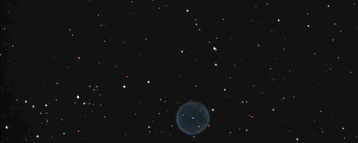 Abell 39, Una Burbuja Azul