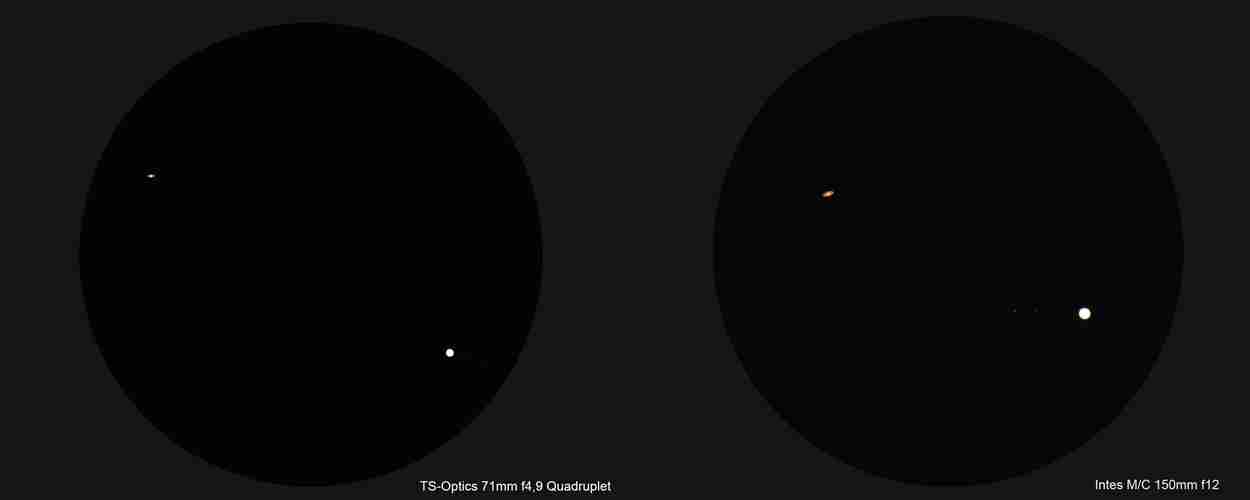 Conjunción de Júpiter y Saturno, acercándose al máximo